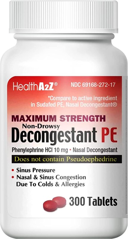 HEALTHA2Z DECONGESTAN - 300 TABLET
