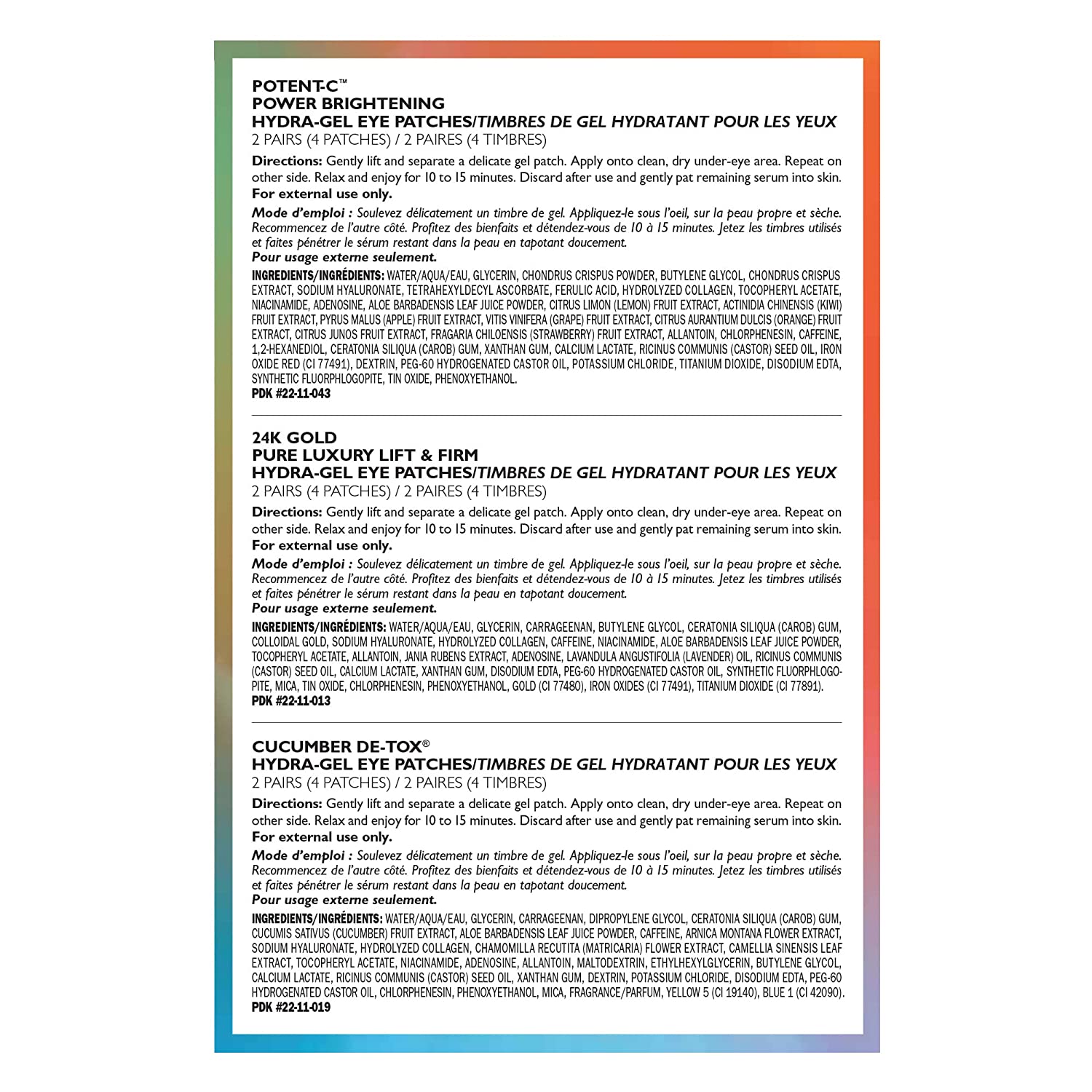 PETER THOMAS ROTH  PICK YOUR PATCH - 12 COUNT