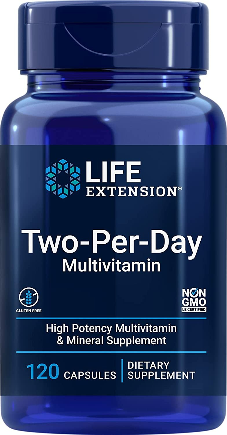 LIFE EXTENSION TWO PER DAY MULTIVITAMIN - 120 TABLET