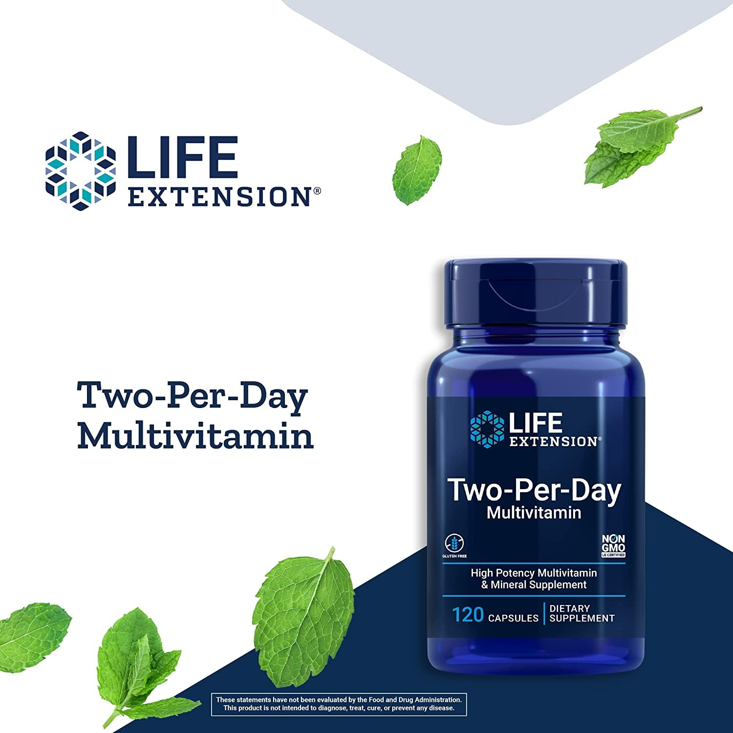 LIFE EXTENSION TWO PER DAY MULTIVITAMIN - 120 TABLET