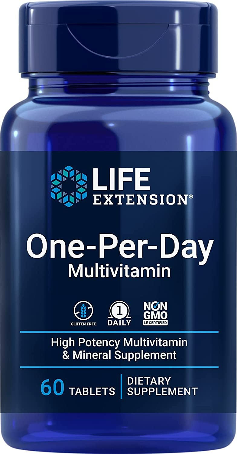LIFE EXTENSION ONE PER DAY MULTIVITAMIN - 60 TABLET