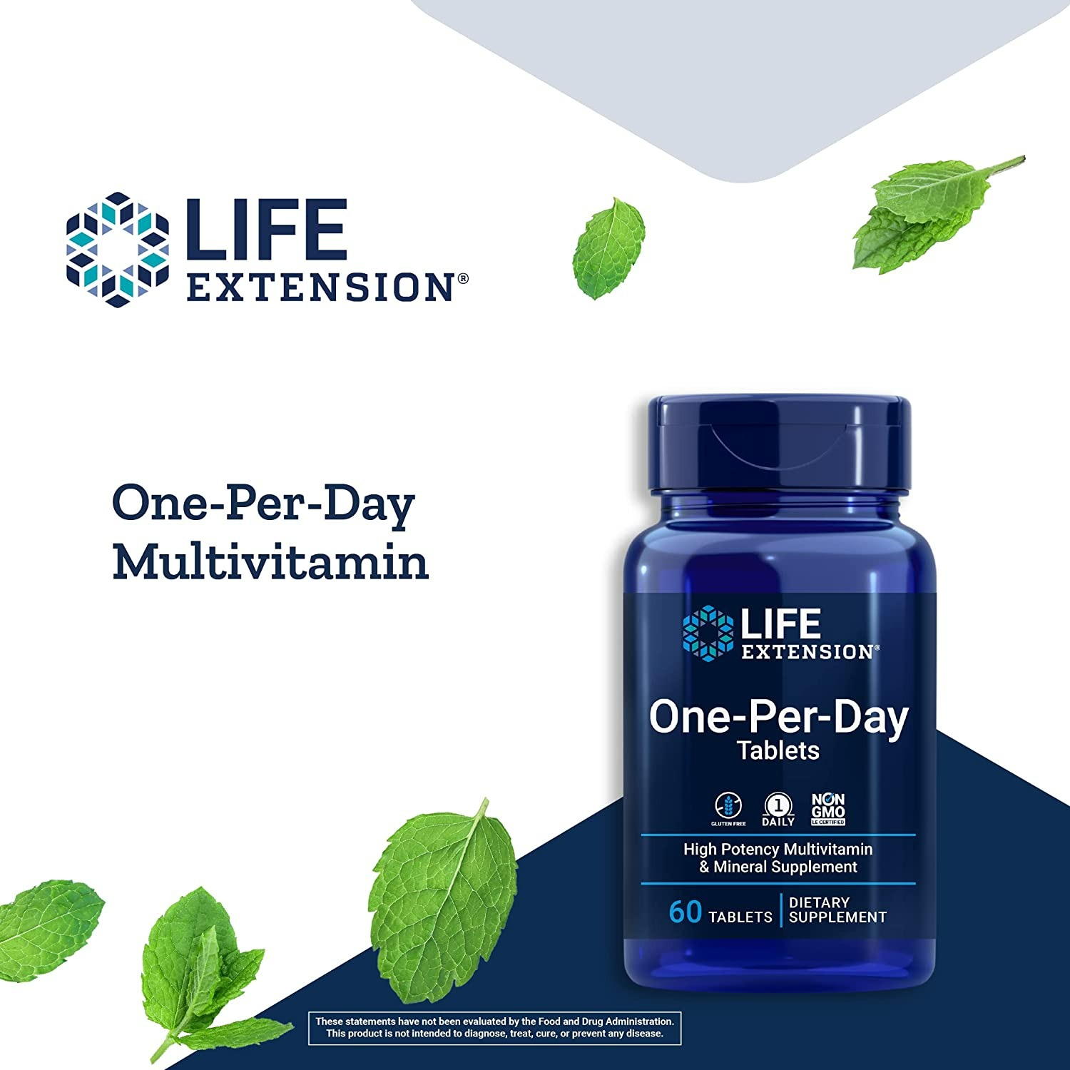 LIFE EXTENSION ONE PER DAY MULTIVITAMIN - 60 TABLET