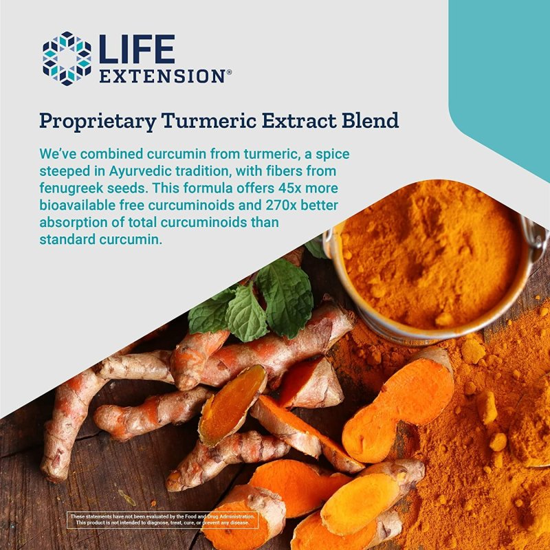 LIFE EXTENSION CURCUMIN ELITE - 60 TABLET