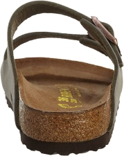 BIRKENSTOCK UNISEX ARIZONA STONE BIRKIBUC SANDALS