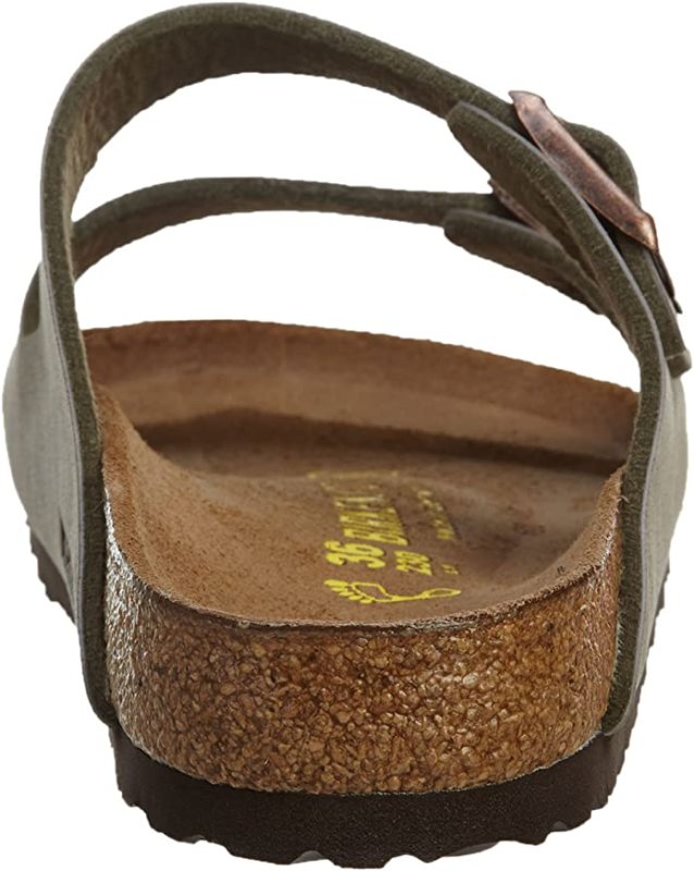 BIRKENSTOCK UNISEX ARIZONA STONE BIRKIBUC SANDALS