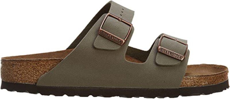 BIRKENSTOCK UNISEX ARIZONA STONE BIRKIBUC SANDALS