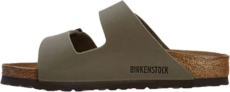 BIRKENSTOCK UNISEX ARIZONA STONE BIRKIBUC SANDALS