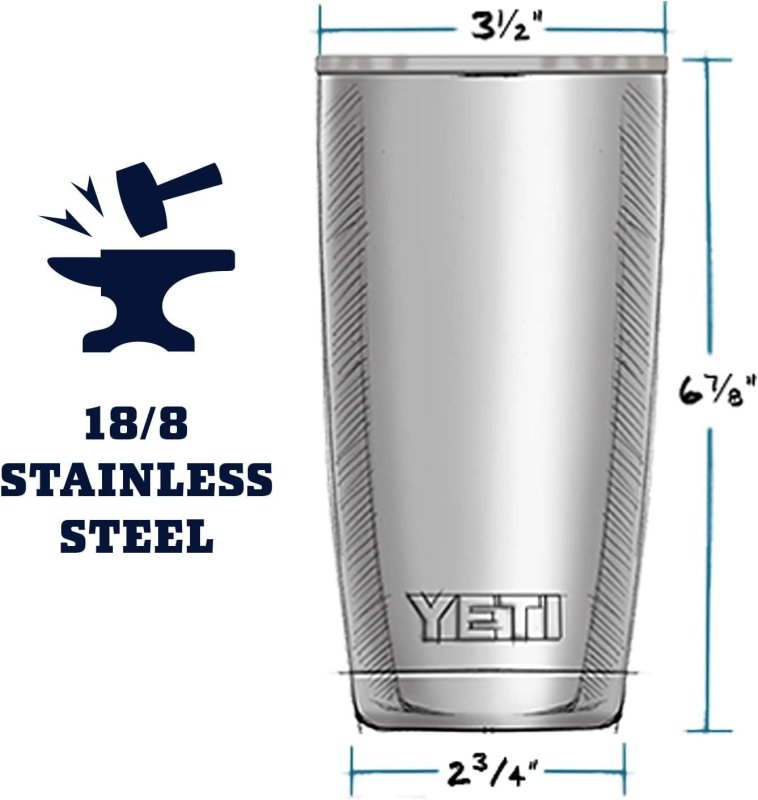 YETI RAMBLER - 20 OZ TUMBLER