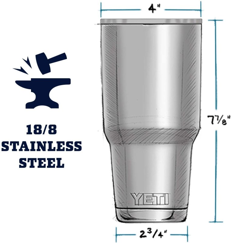 YETI RAMBLER - 30 OZ