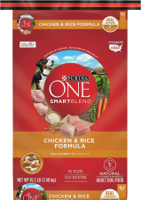 PURINA ONE NATURAL DRY DOG FOOD CHICKEN & RICE FORMULA - 7.48 KG