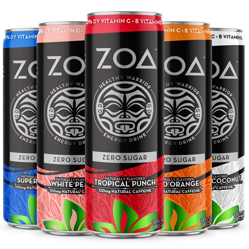 ZOA SUGAR FREE ENERGY DRINK BUNDLE - 60 PACK