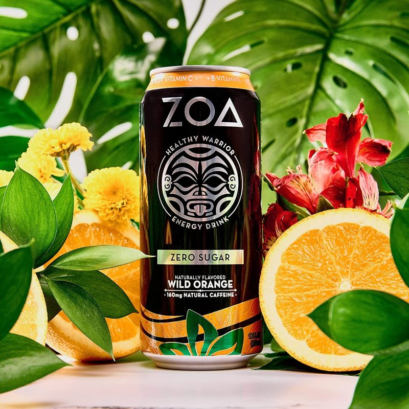 ZOA ENERGY DRINK WILD ORANGE - 12 PACK