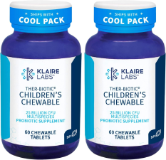KLAIRE LABS THER BIOTIC CHILDREN'S CHEWABLE PROBIOTIC 2 PACK - 60 TABLET