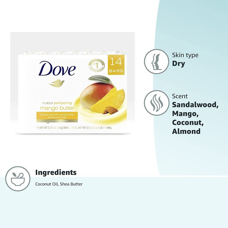 DOVE BEAUTY BAR 14 PACK - 106 G