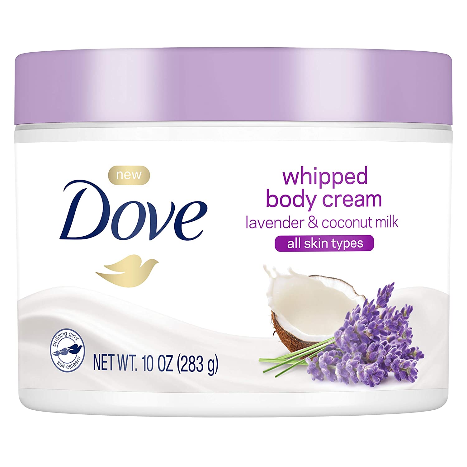 DOVE WHIPPED LAVENDER AND COCONUT MILK BODY CREAM - 283 G