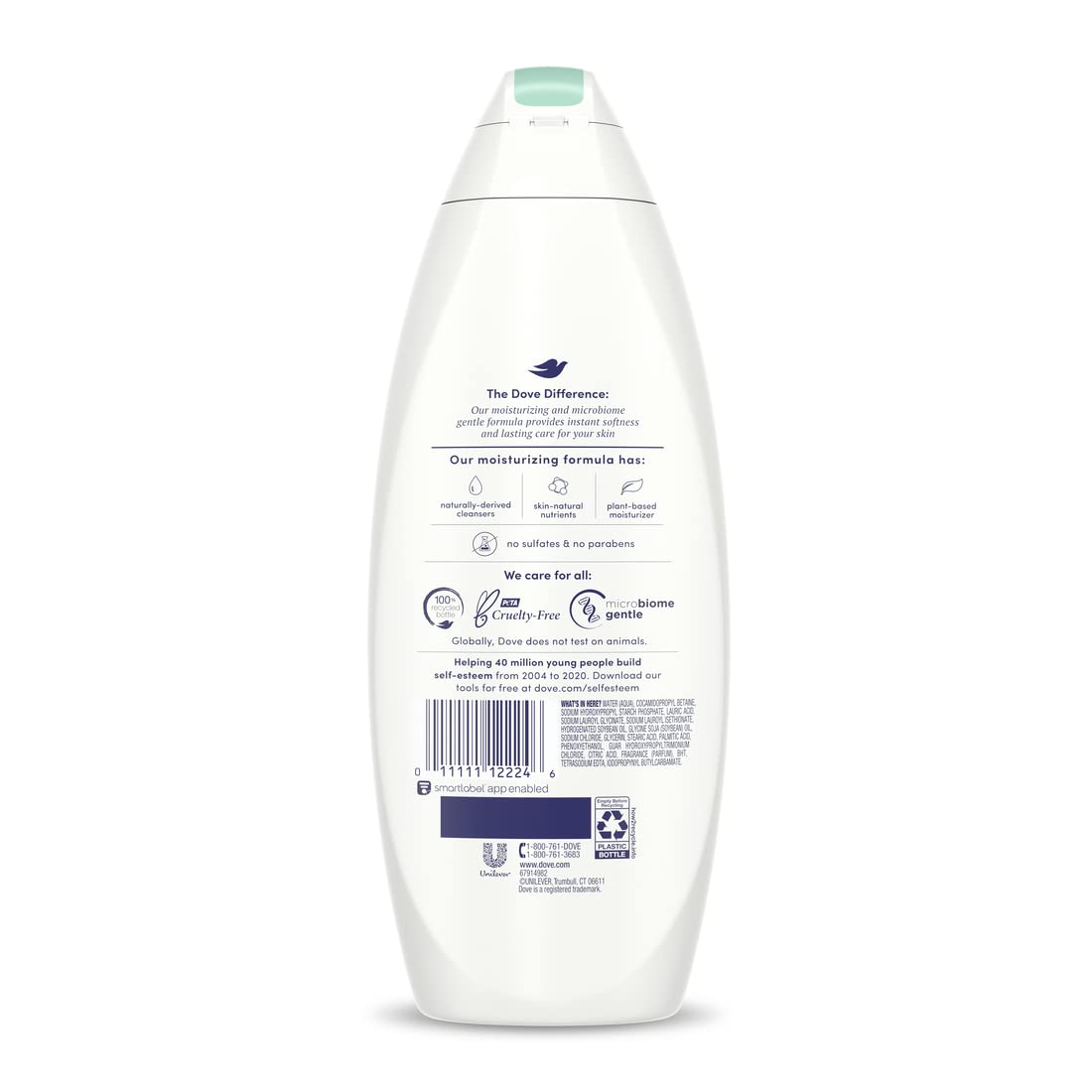 DOVE HYPOALLERGENIC BODY WASH 4 PACK - 650 ML