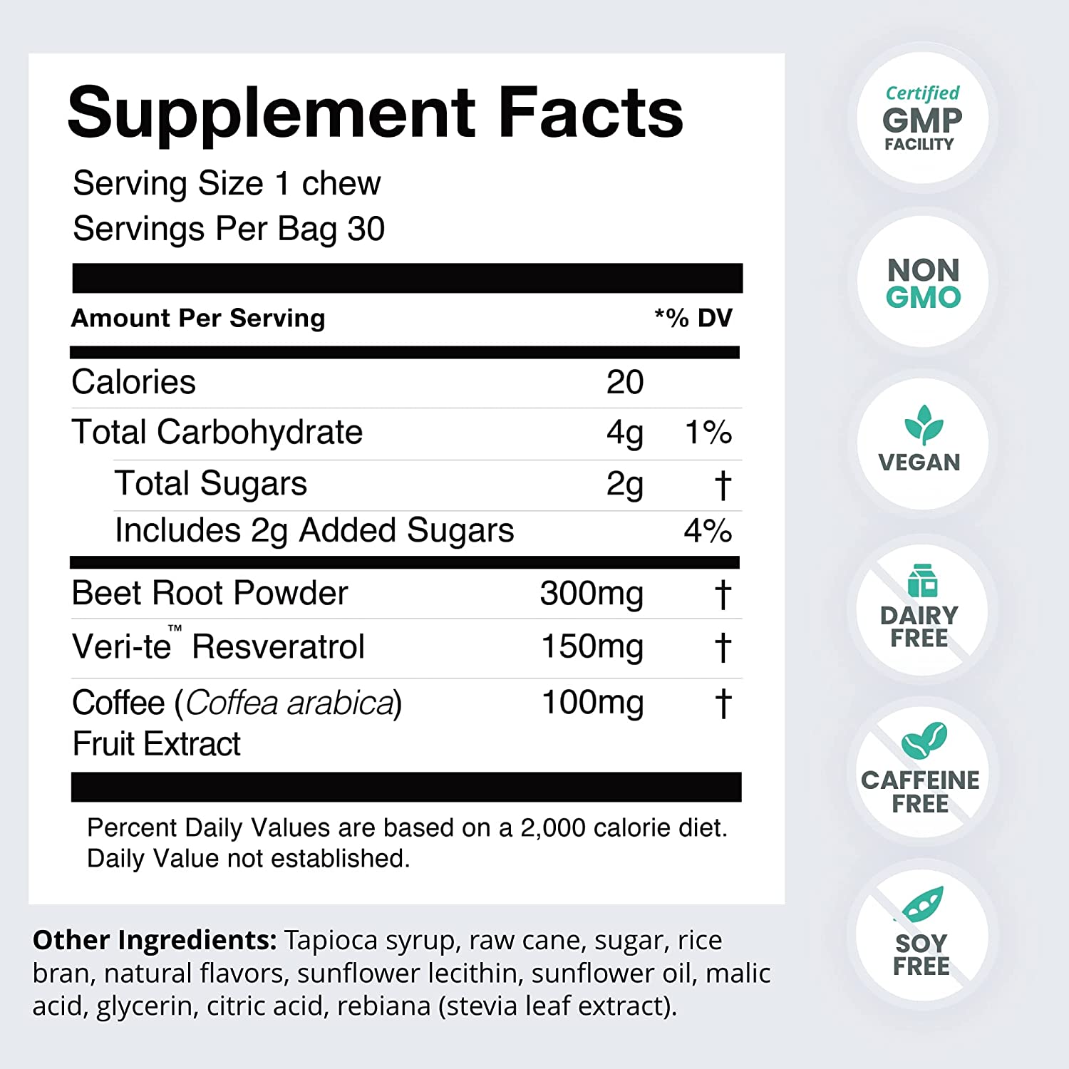 HUMANN SUPERBEETS MEMORY - 30 COUNT