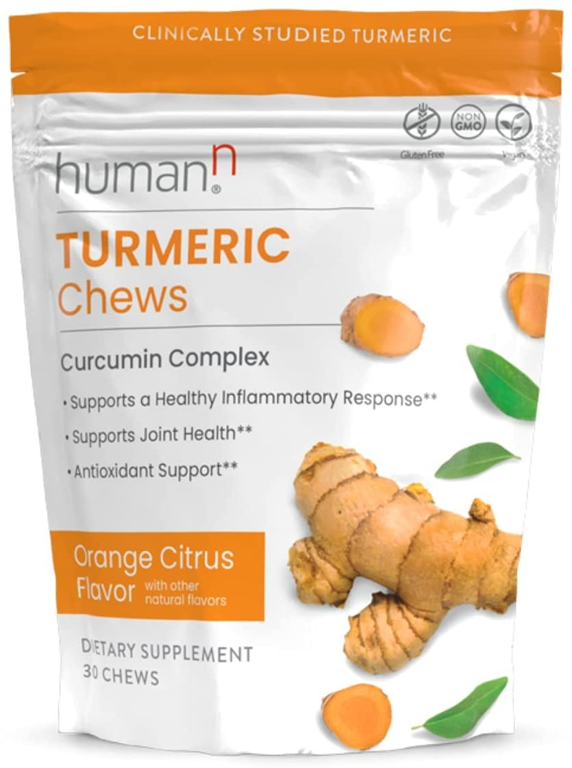 HUMANN TURMERIC CURCUMIN CHEWS SUPPLEMENT - 30 COUNT