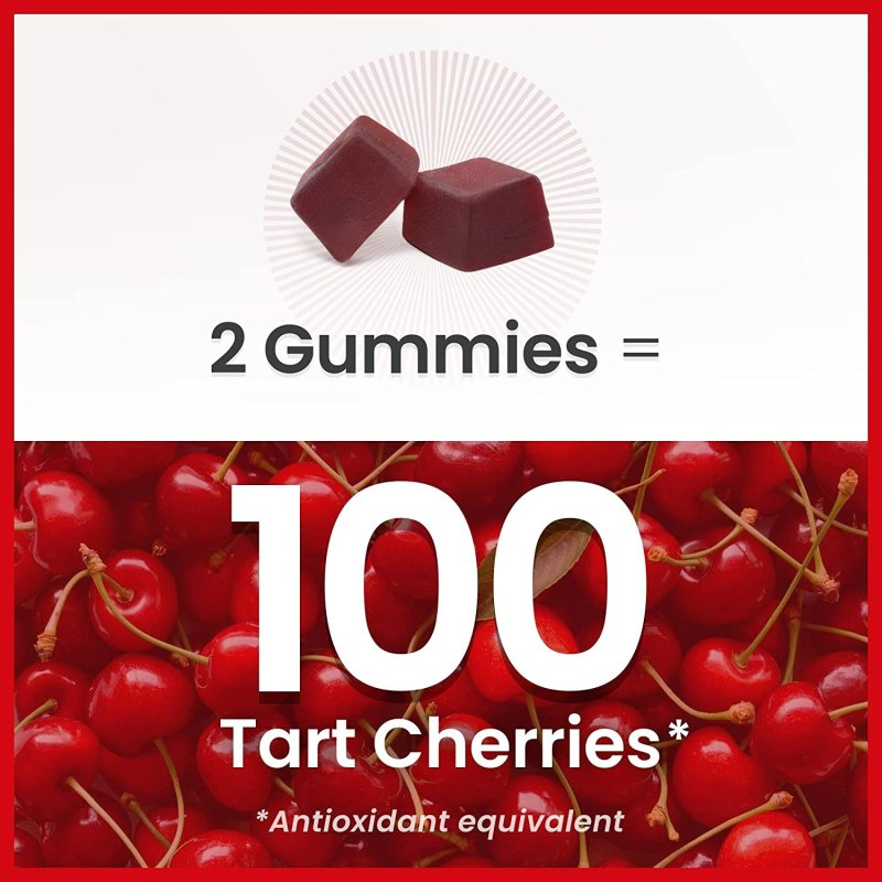 HUMANN TART CHERRY GUMMIES - 60 COUNT