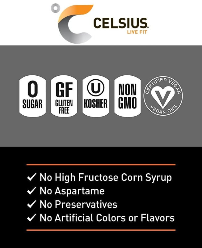 CELSIUS ENERGY DRINK 12 PACK - 355 ML