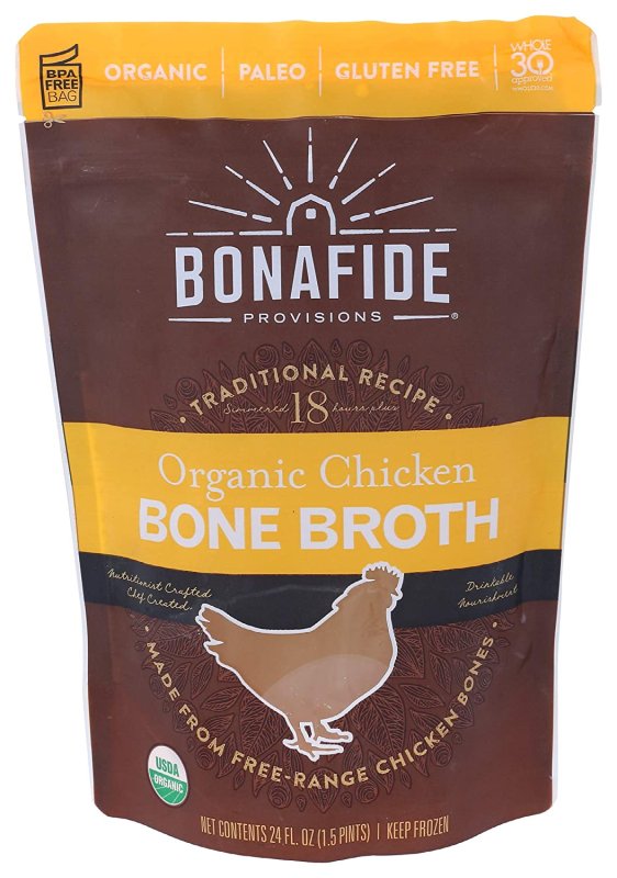 BONAFIDE PROVISIONS CHICKEN BONE BROTH - 24 FL OZ