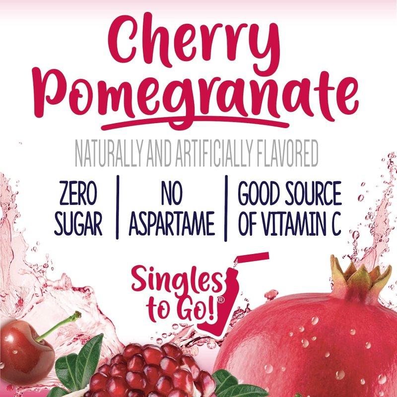 WELCH'S DRINK MIX - CHERRY POMEGRANATE 0.46 OZ - 12'LI PAKET