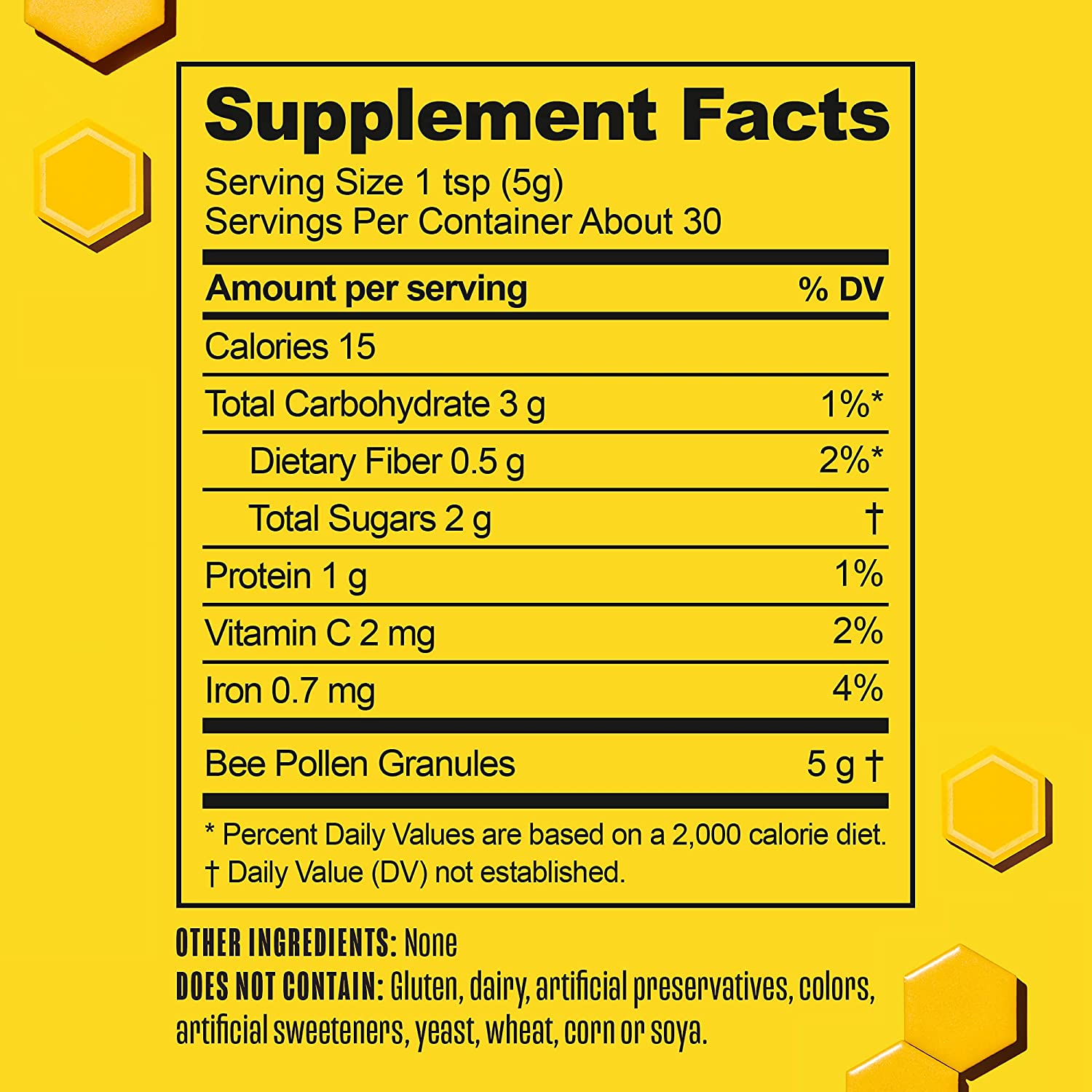 BEEKEEPER'S NATURALS BEE POLLEN - 5.2 OZ