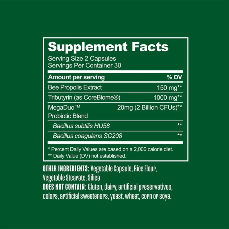 BEEKEEPER'S NATURALS B.BIOME CAPSULES - 60 TABLET