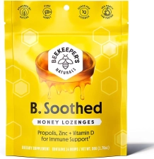 BEEKEEPERS NATURALS B.SOOTHED HONEY COUGH DROPS - 14 CT