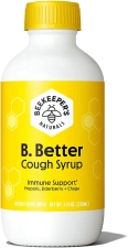 BEEKEEPER'S NATURALS B.BETTER COUGH SYRUP -4 OZ.