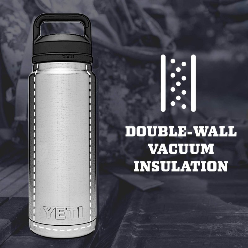 YETI RAMBLER VACUUM INSULATED BOTTLE - 26 OZ