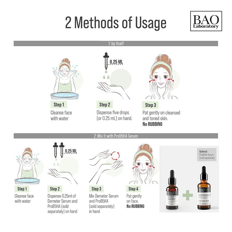 BAO DEMETER REGENERATING HALO SERUM OIL - 30 ML