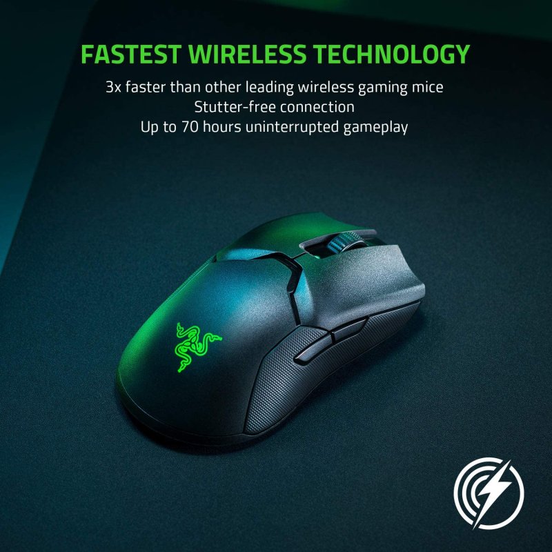 RAZER VIPER ULTIMATE HYPERSPEED LIGHTWEIGHT WIRELESS GAMING MOUSE