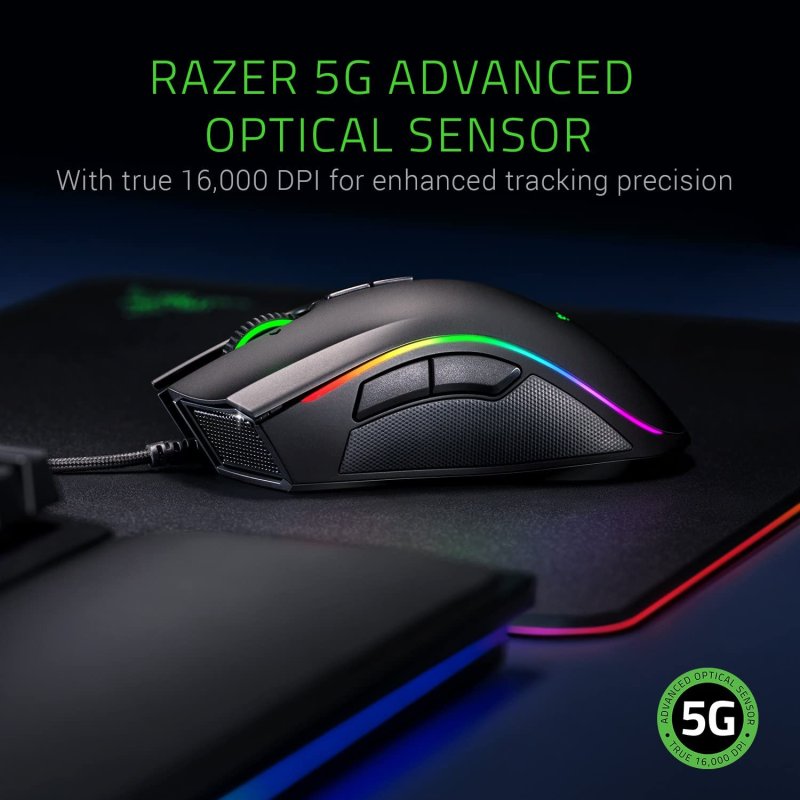 RAZER MAMBA ELITE WIRED GAMING MOUSE