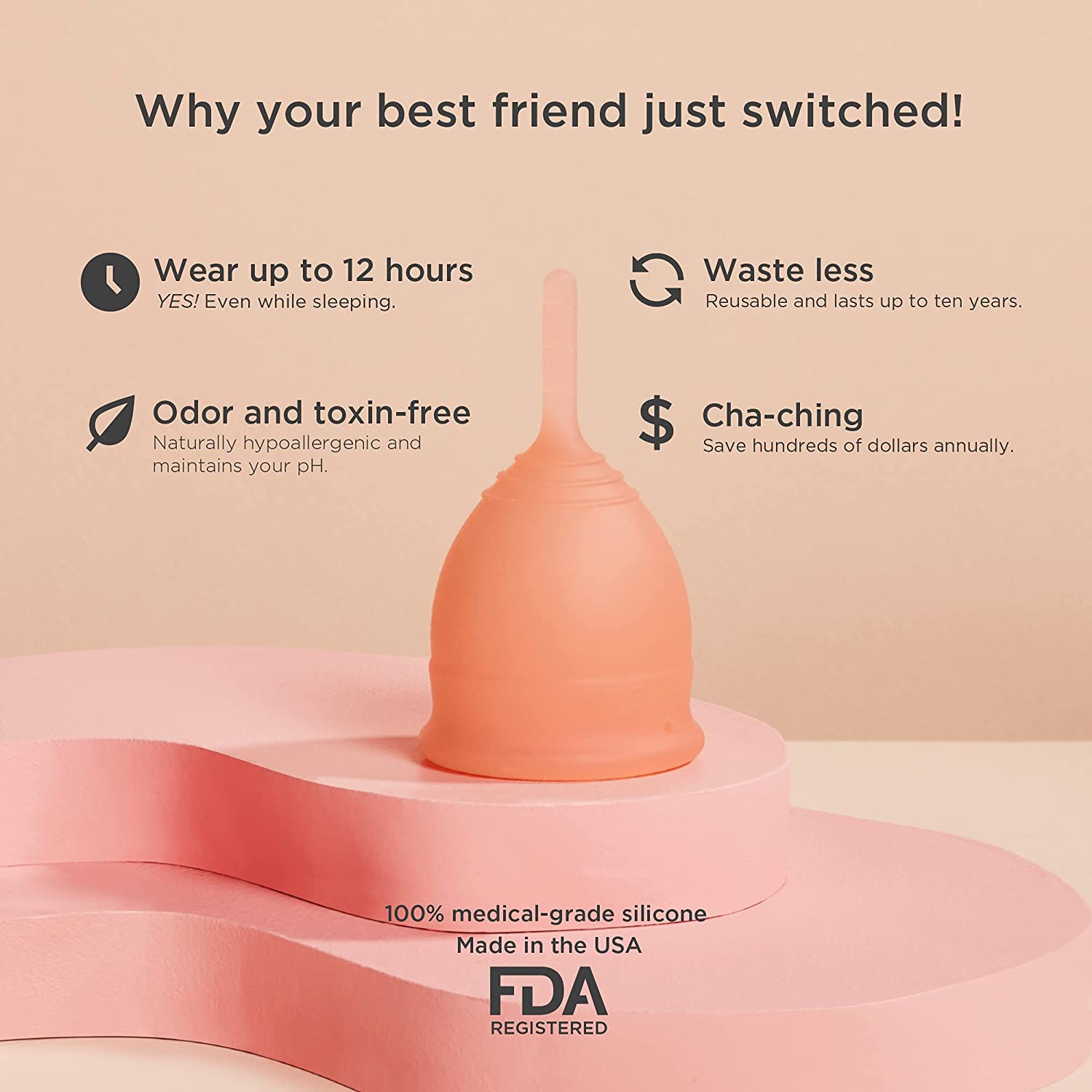 SAALT SOFT MENSTRUAL CUP -  SMALL