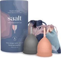 SAALT SOFT MENSTRUAL CUP -  2 ADET