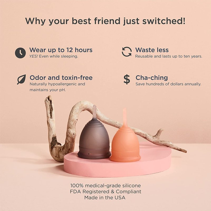 SAALT SOFT MENSTRUAL CUP -  2 ADET