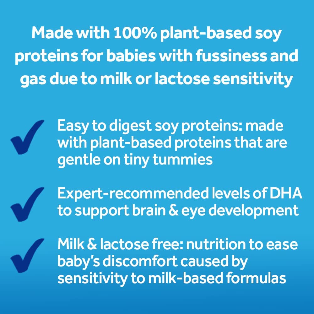 GERBER BABY FORMULA GENTLE SOY POWDER - 20 OZ