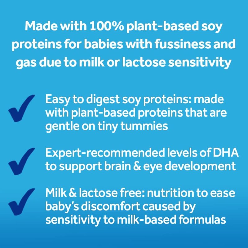 GERBER BABY FORMULA GENTLE SOY POWDER - 20 OZ