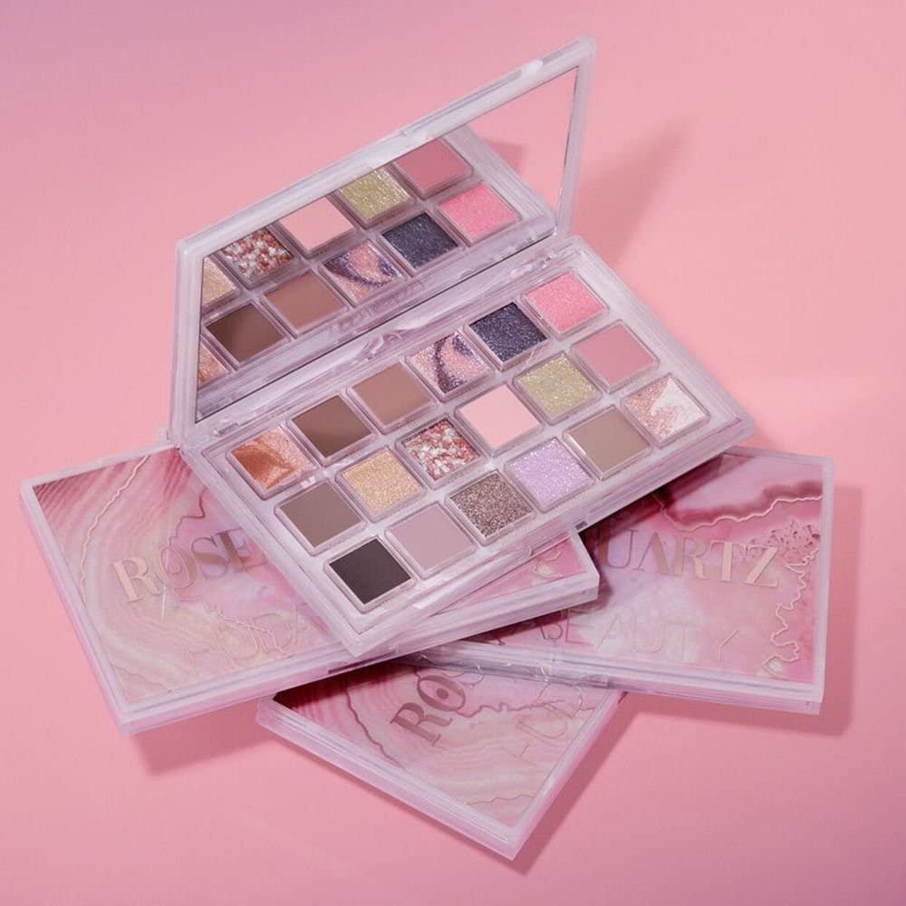 HUDA BEAUTY - ROSE EYESHADOW PALETTE - 18 RENK
