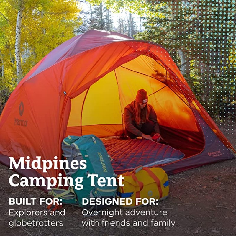 MARMOT MIDPINES TENT - WEATHER RESISTANT AND DURABLE