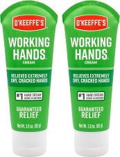 O'KEEFFE'S WORKING HANDS HAND CREAM REPAIRS EXTREMELY DRY HANDS -3 OZ - 2 ADET