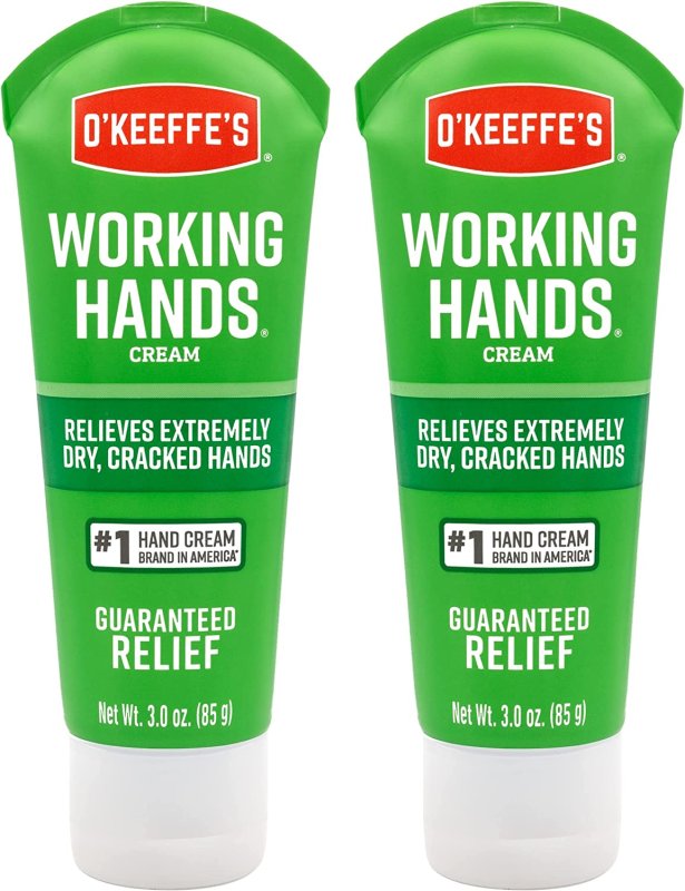 O'KEEFFE'S WORKING HANDS HAND CREAM REPAIRS EXTREMELY DRY HANDS -3 OZ - 2 ADET