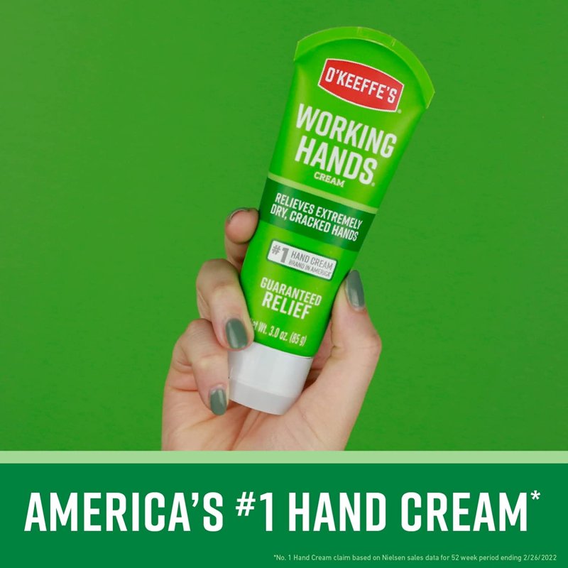 O'KEEFFE'S WORKING HANDS HAND CREAM REPAIRS EXTREMELY DRY HANDS -3 OZ - 2 ADET