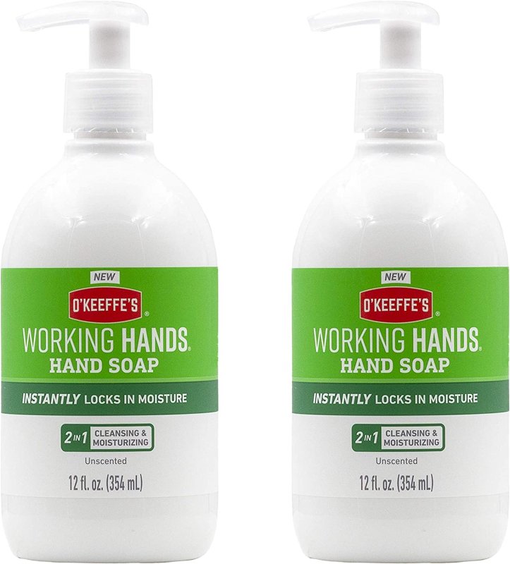 O'KEEFFE'S WORKING HANDS MOISTURIZING HAND SOAP - 12 OZ - 2 ADET