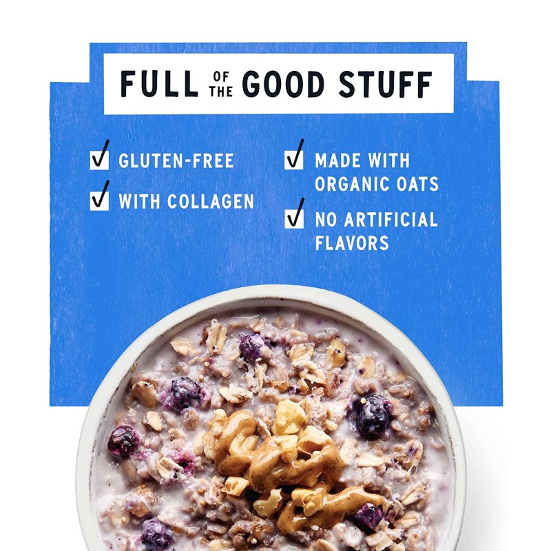 PURELY ELIZABETH GLUTEN-FREE COLLAGEN OATS CUP - 2 OZ - 12 ADET