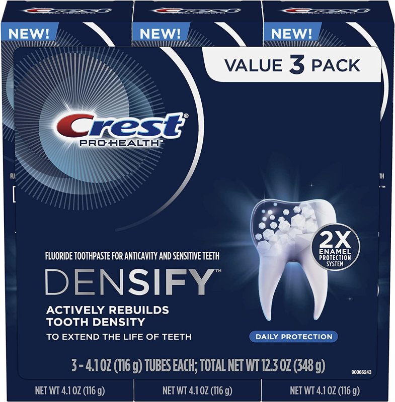 CREST PRO-HEALTH DENSIFY TOOTHPASTE - 4.1 OZ - 3'LU PAKET