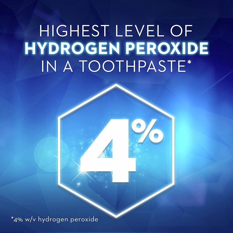 CREST 3D WHITE  HYDROGEN PEROXIDE TOOTHPASTE - 3 OZ - 3'LU PAKET