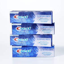 CREST 3D WHITE LUMINOUS MINT TOOTHPASTE, 3.7 OZ - 4'LU PAKET