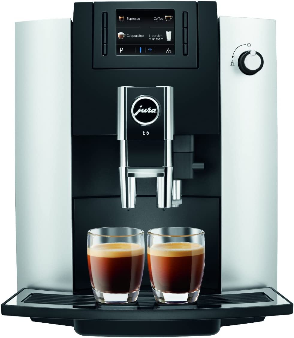 JURA E6 AUTOMATIC COFFEE CENTER - PLATINUM